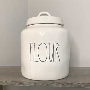 Rae Dunn FLOUR Canister, large chubby